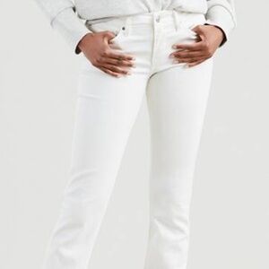 LEVI'S 712 Slim Western White Ankle Jeans 26" x 24"